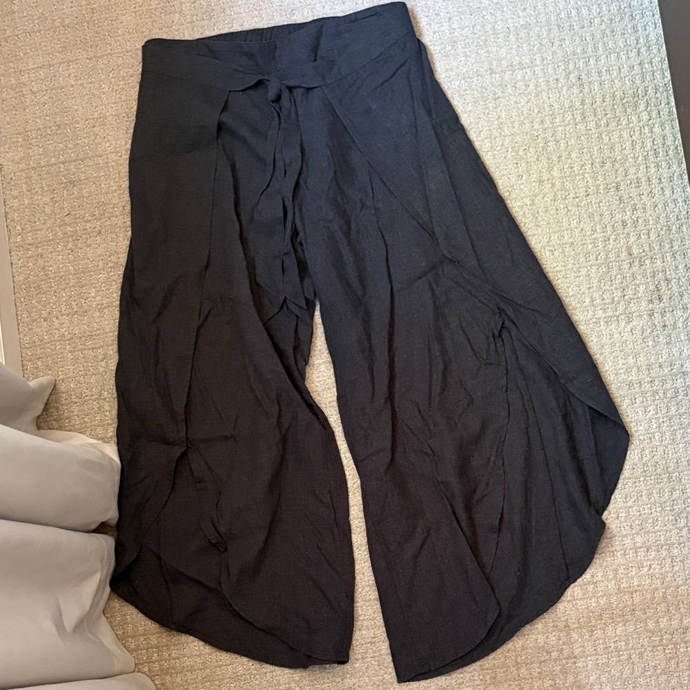 Wide Leg charcoal Patagonia  Palazzo Pants